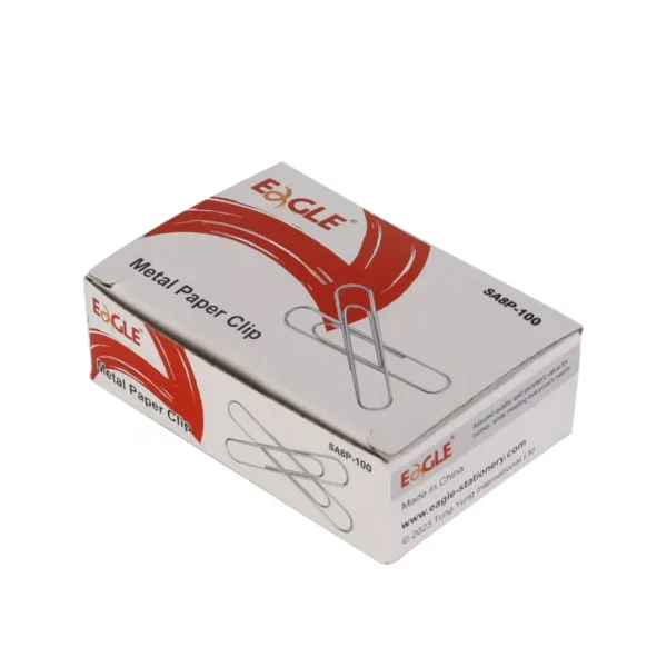 Agrafe de birou, metal, 50mm, 100 buc/cutie, EAGLE SA8P-100 OC